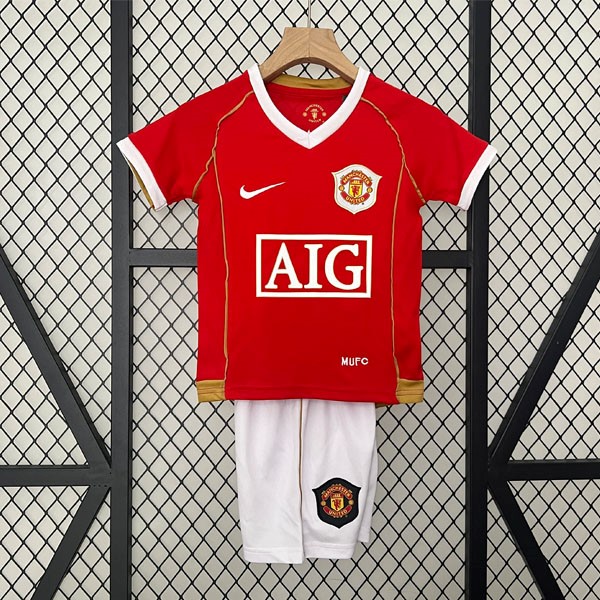 Camiseta Manchester United Primera Equipación Retro Niño 2006 2007